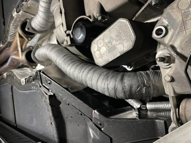 C7 Corvette - 3" Stainless Racing Exhaust Pipe to OEM Manifold