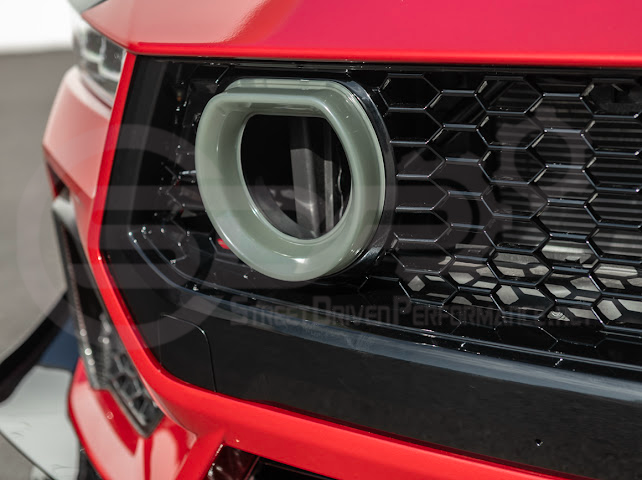 2024-UP FORD MUSTANG ECOBOOST & GT | GTV STYLE FRONT UPPER GRILLE LED AIR INTAKES