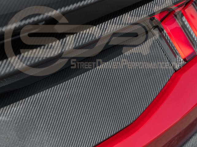 2024-UP FORD MUSTANG S650 | CARBON FIBER REAR TRUNK PANEL COVER TRIM