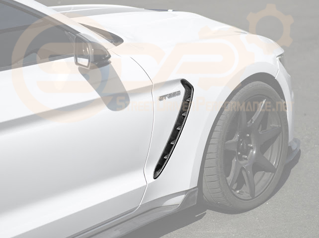 2015-20 FORD MUSTANG | CARBON FIBER FRONT SIDE FENDER VENT COVER