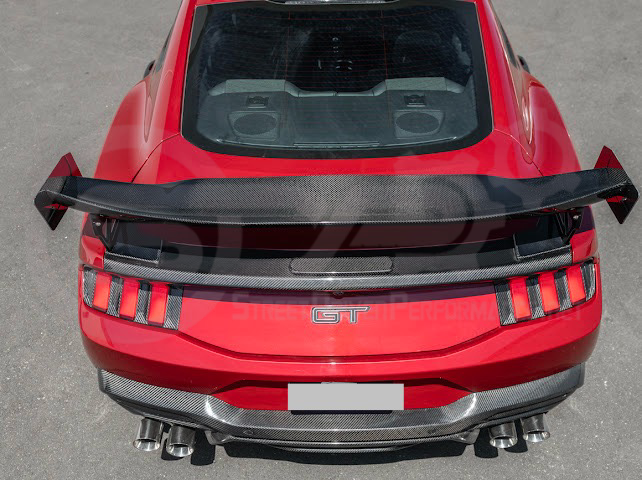 2024-UP FORD MUSTANG S650 COUPE | APR STYLE CARBON FIBER REAR HIGH WING SPOILER