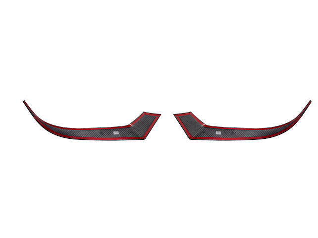 2024-UP FORD MUSTANG S650 ECOBOKST | CARBON FIBER HEADLIGHT EYEBROW TRIM COVER PAIR