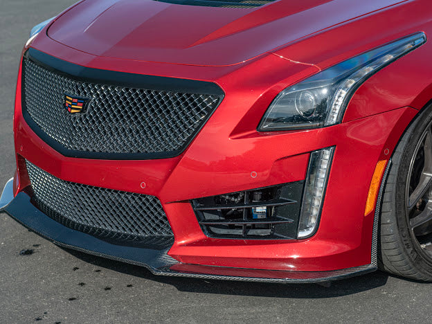 2016-2019 CTS-V3  | FRONT LIP SPLITTER GROUND EFFECTS AND WHEEL ARCHES - CARBON FIBER