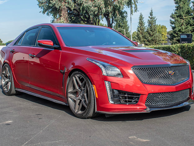 2016-2019 CTS-V3 FRONT SPLITTER WHEEL ARCHES - CARBON FIBER