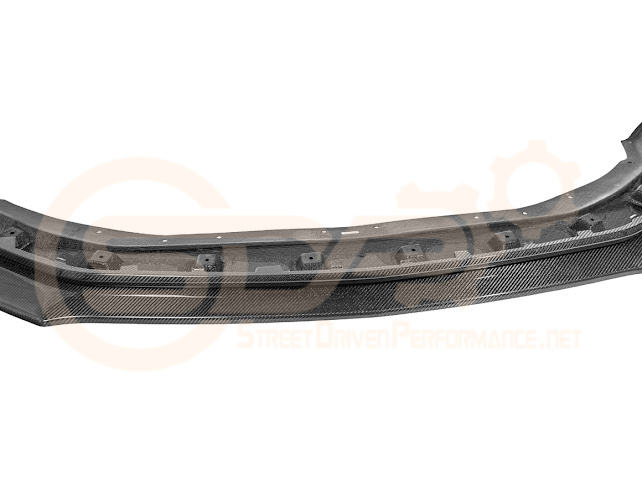 2024-Up Ford Mustang S650 | Dark Horse Factory Style CARBON FIBER Front Bumper Lip Splitter Ground Effects