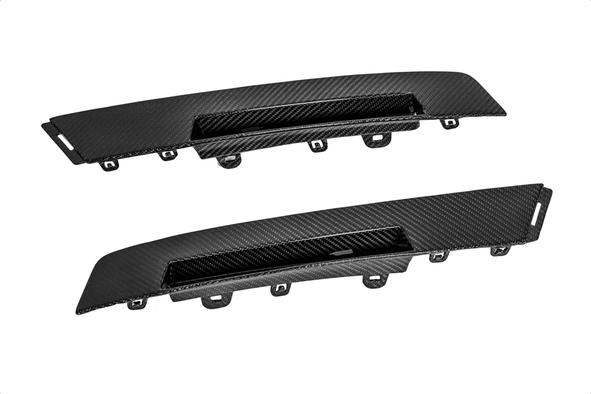 20092015 CTSV V2 Coupe Carbon Fiber Rear Bumper Inserts / Reflecto