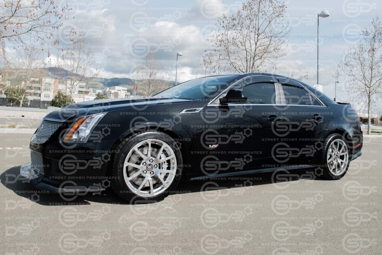 2008-2013 Cadillac CTS | Smoke Tinted Window Rain Deflectors Visors