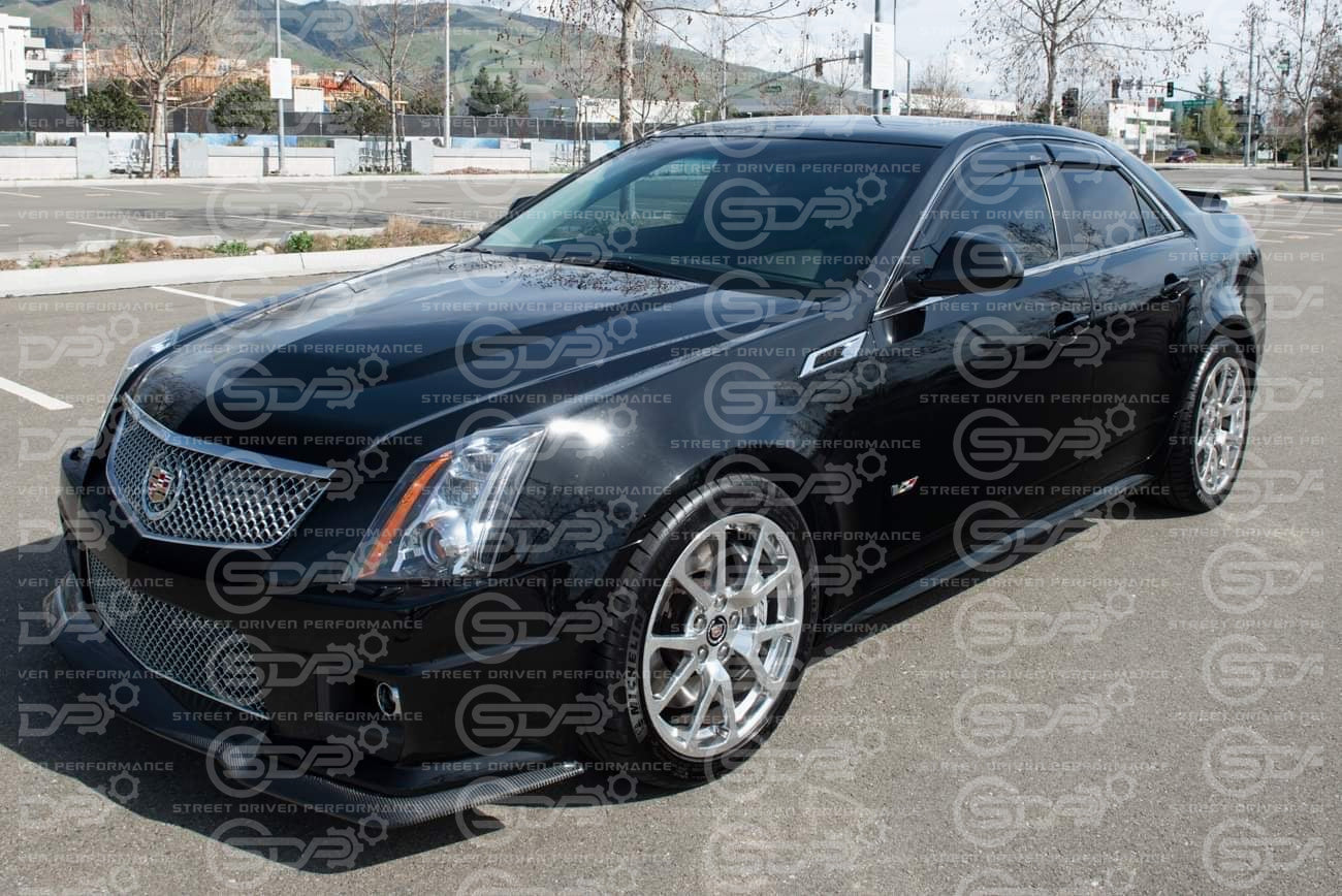 2008-2013 Cadillac CTS | Smoke Tinted Window Rain Deflectors Visors