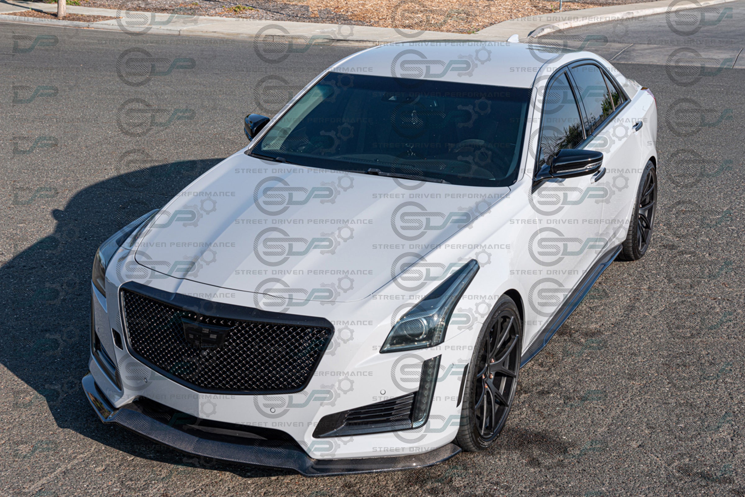 2014+ CTS - Carbon Fiber Side Skirts Rocker Panels Ground Effects