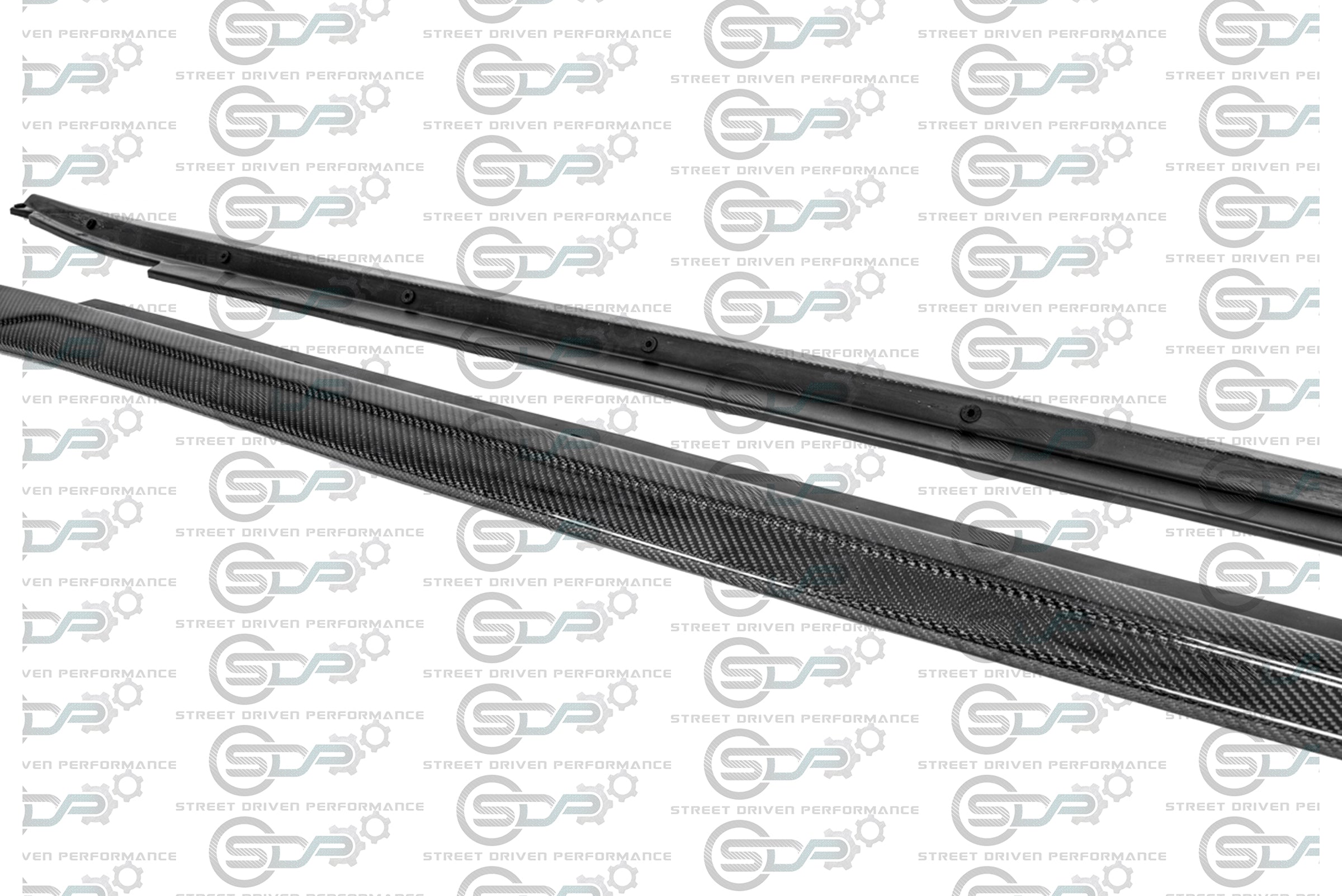 2014+ CTS - Carbon Fiber Side Skirts Rocker Panels Ground Effects