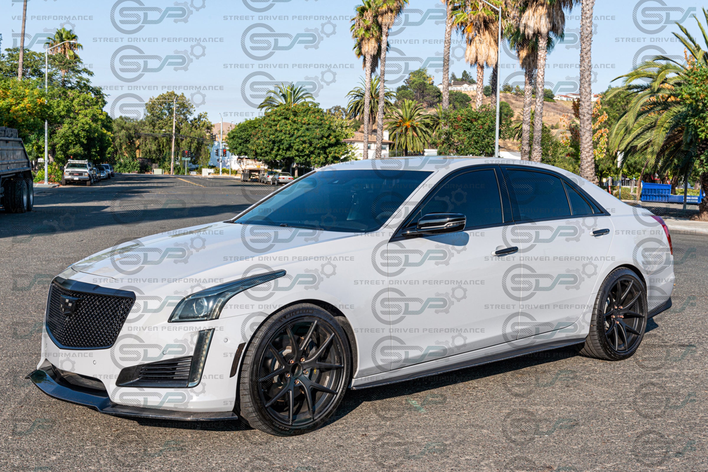 2014+ CTS - Carbon Fiber Side Skirts Rocker Panels Ground Effects