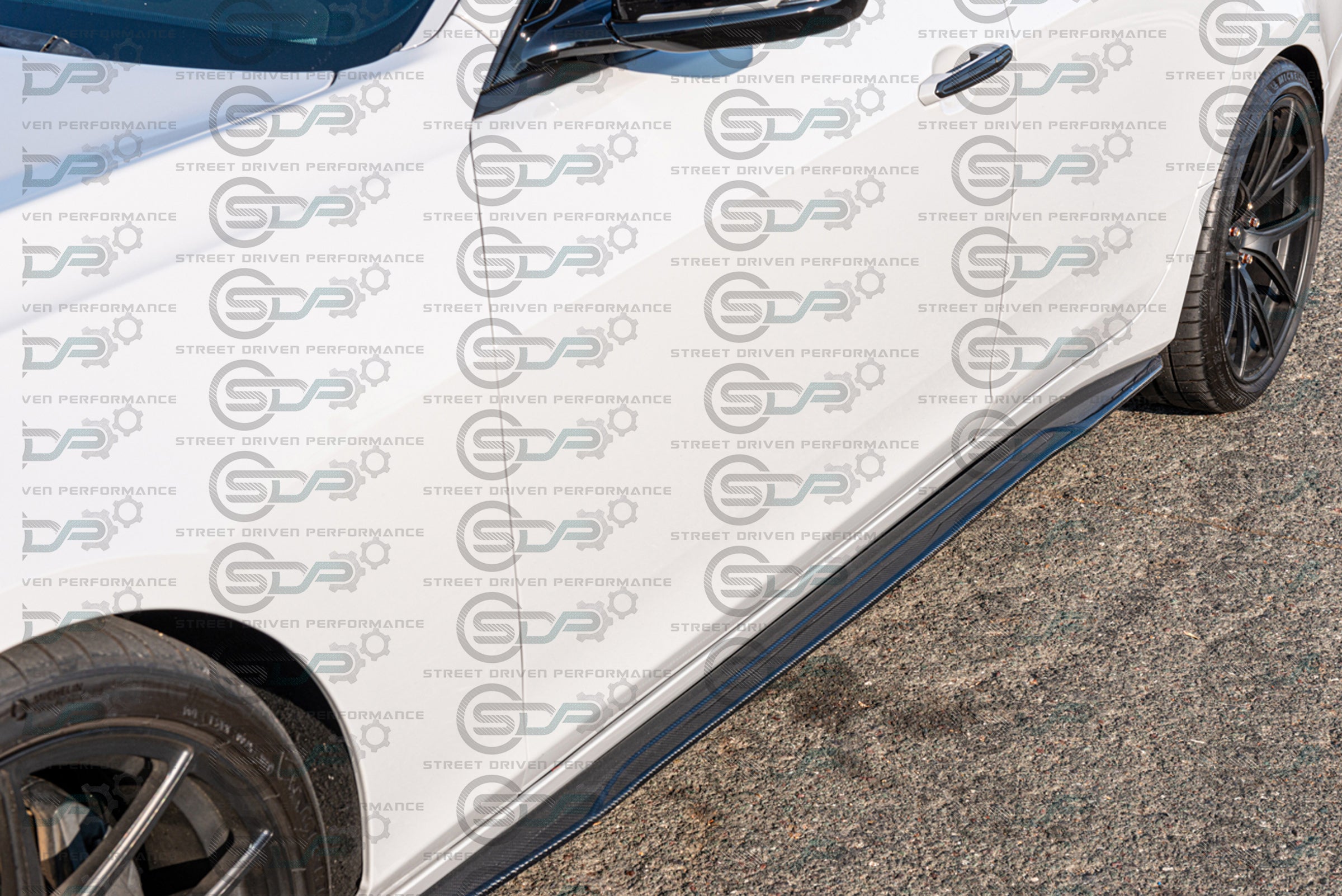 2014+ CTS - Carbon Fiber Side Skirts Rocker Panels Ground Effects