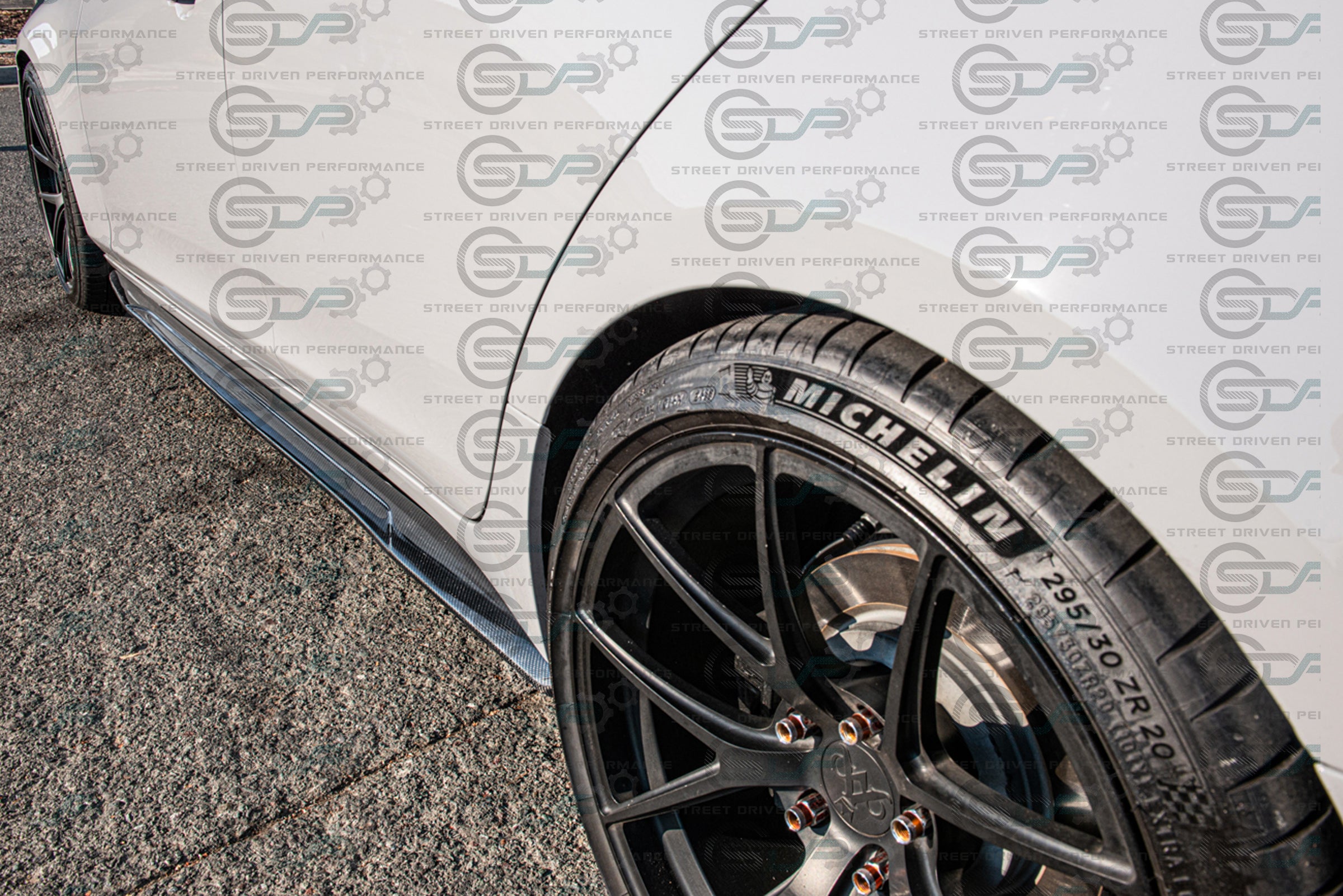 2014+ CTS - Carbon Fiber Side Skirts Rocker Panels Ground Effects