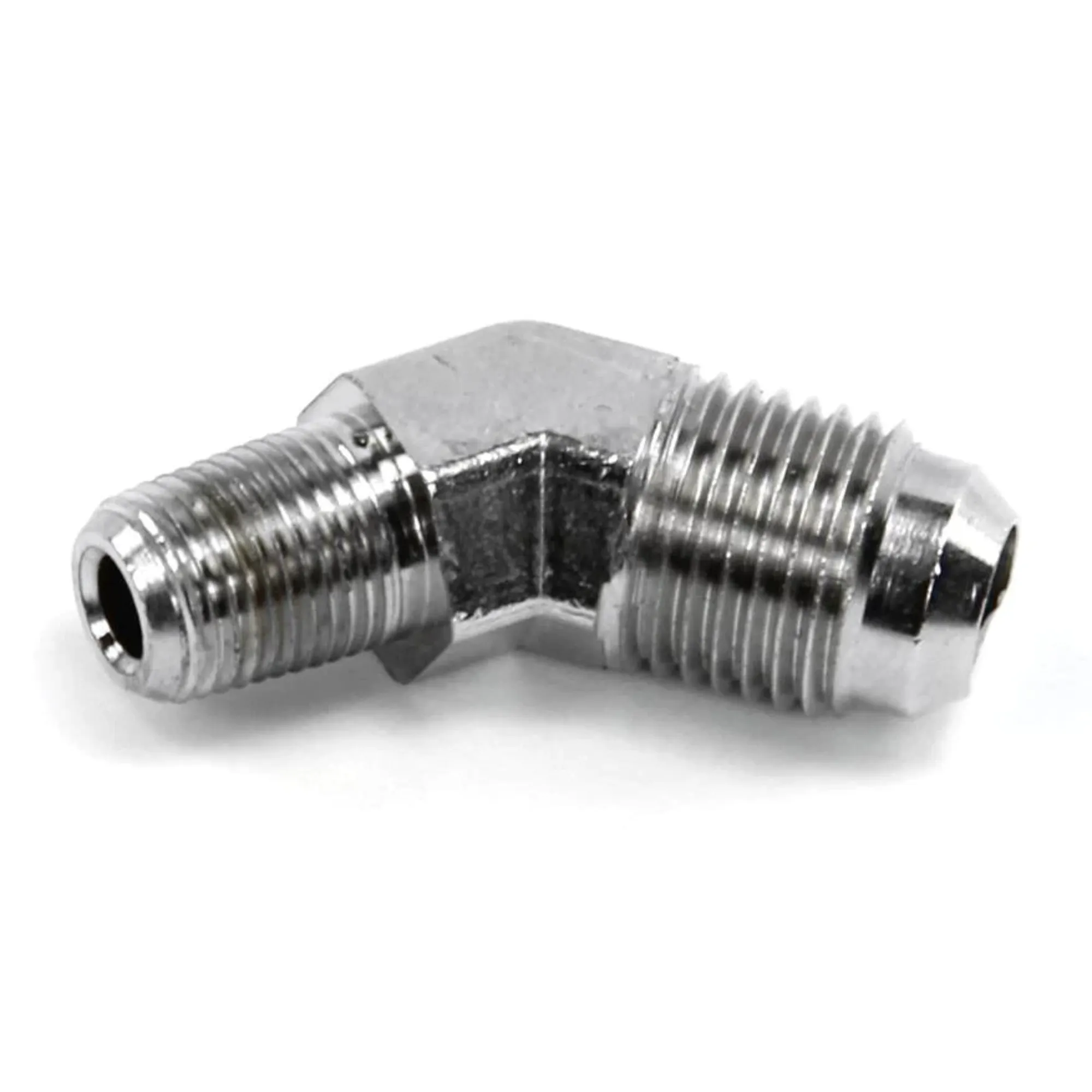 Nitrous Outlet 1/8" NPT x 6AN 45 Degree Fitting - Male /Male
