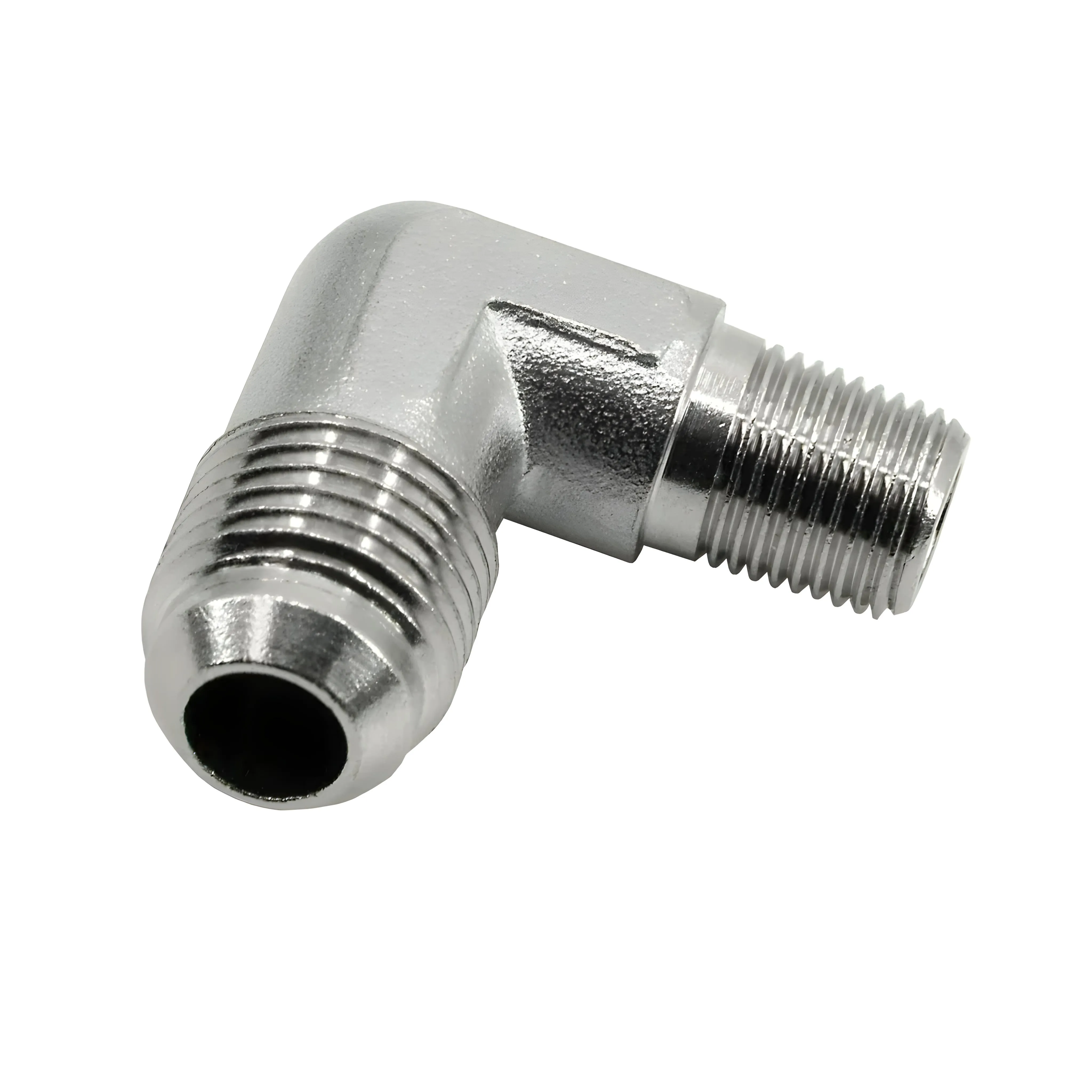 Nitrous Outlet 1/8" NPT x 6AN 90 Degree Fitting - Male/Male