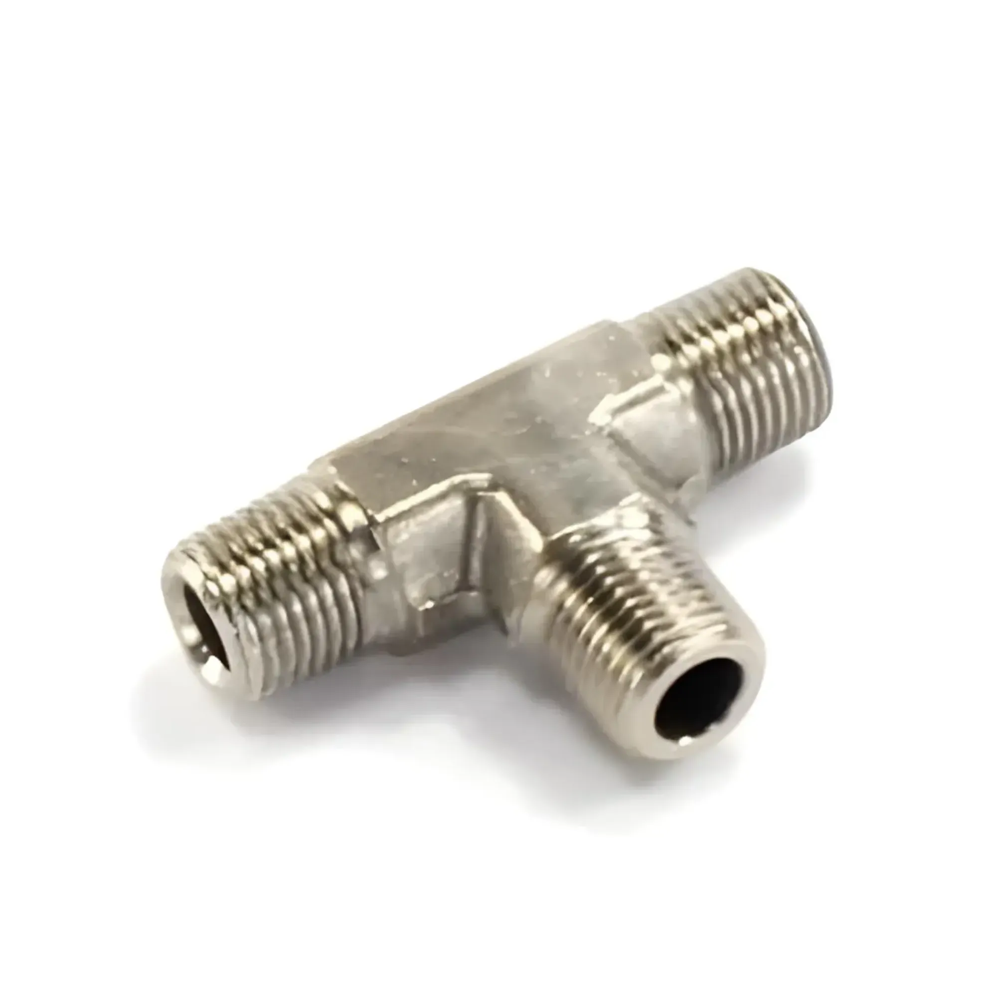 Nitrous Outlet 1/8" NPT x 1/8" NPT x 1/8" NPT Tee Fitting - Male/Male/Male