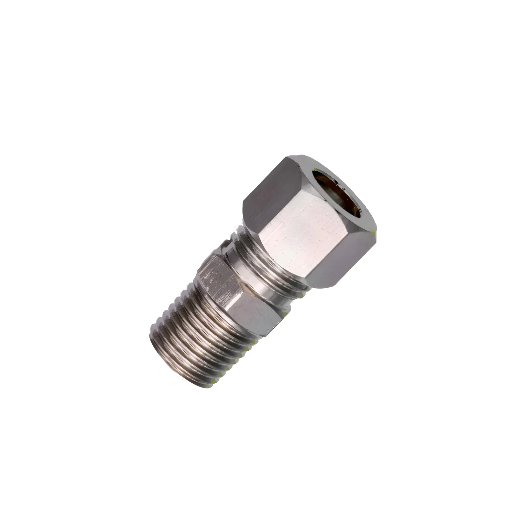 Nitrous Outlet 1/4" NPT Male x 3/8" Compression Straight Fitting