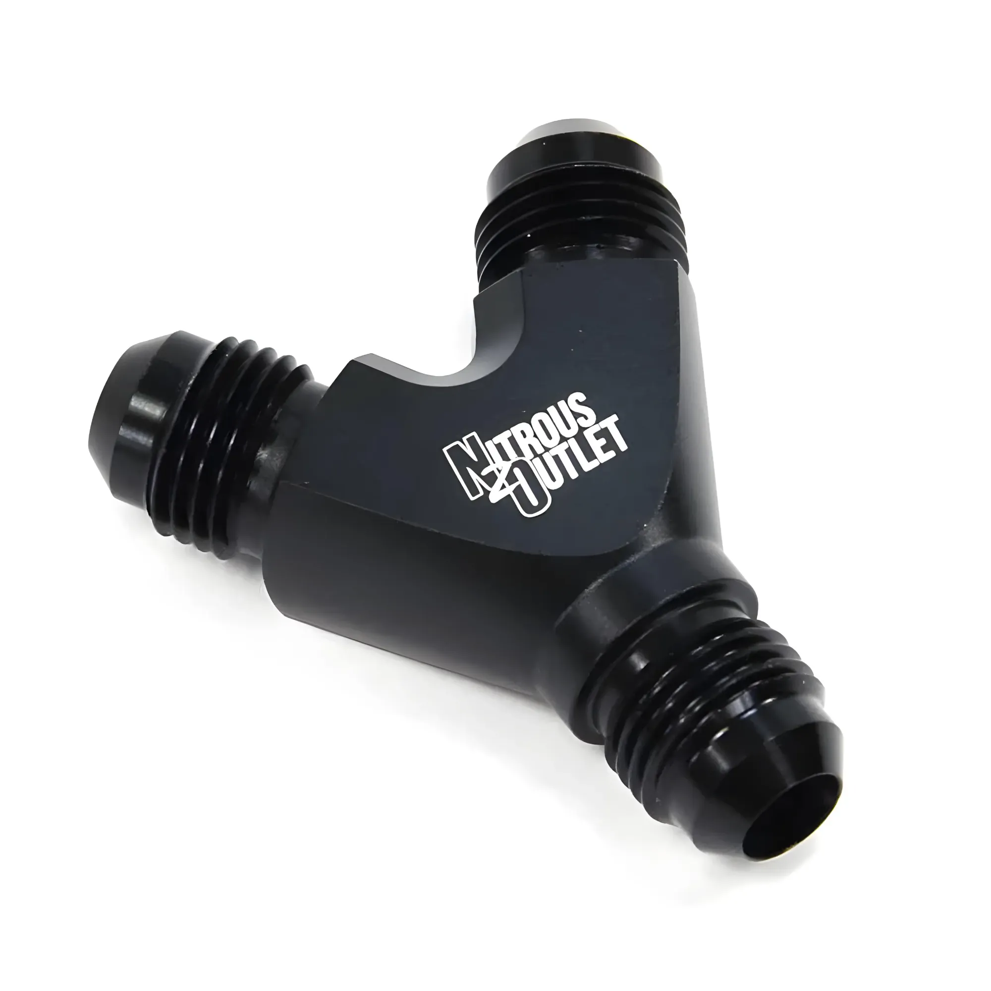 Nitrous Outlet 6AN x 6AN x 6AN Y Fitting - Male/Male/Male