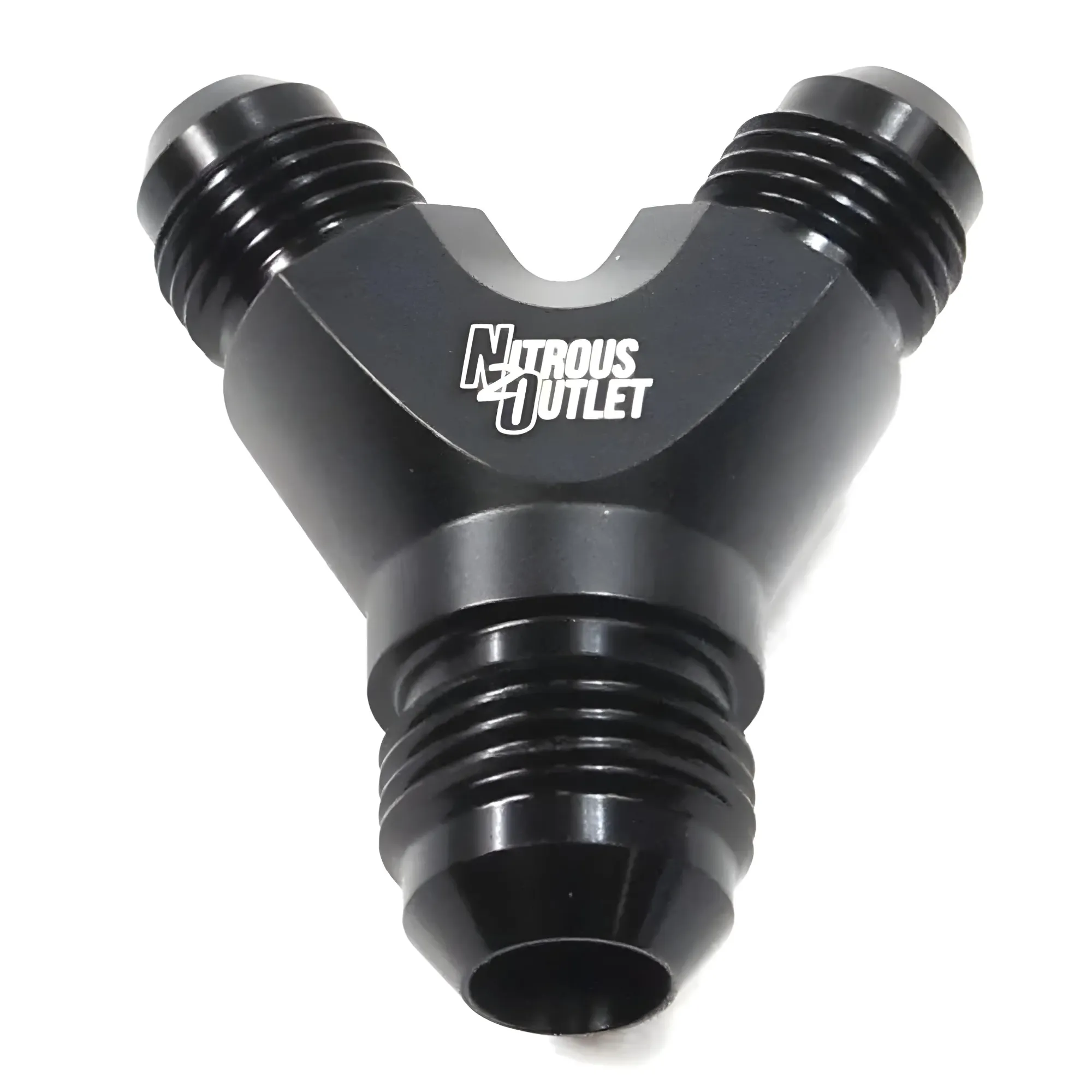 Nitrous Outlet 8AN x 6AN x 6AN Y Fitting - Male/Male/Male