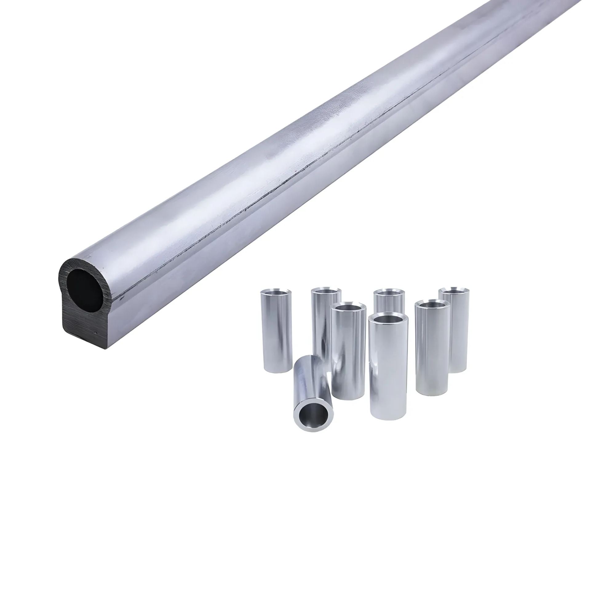 Nitrous Outlet Manifold EFI Conversion Kit - 11/16" ID Rail 48" Long, 8 Weld-In Injector Bungs