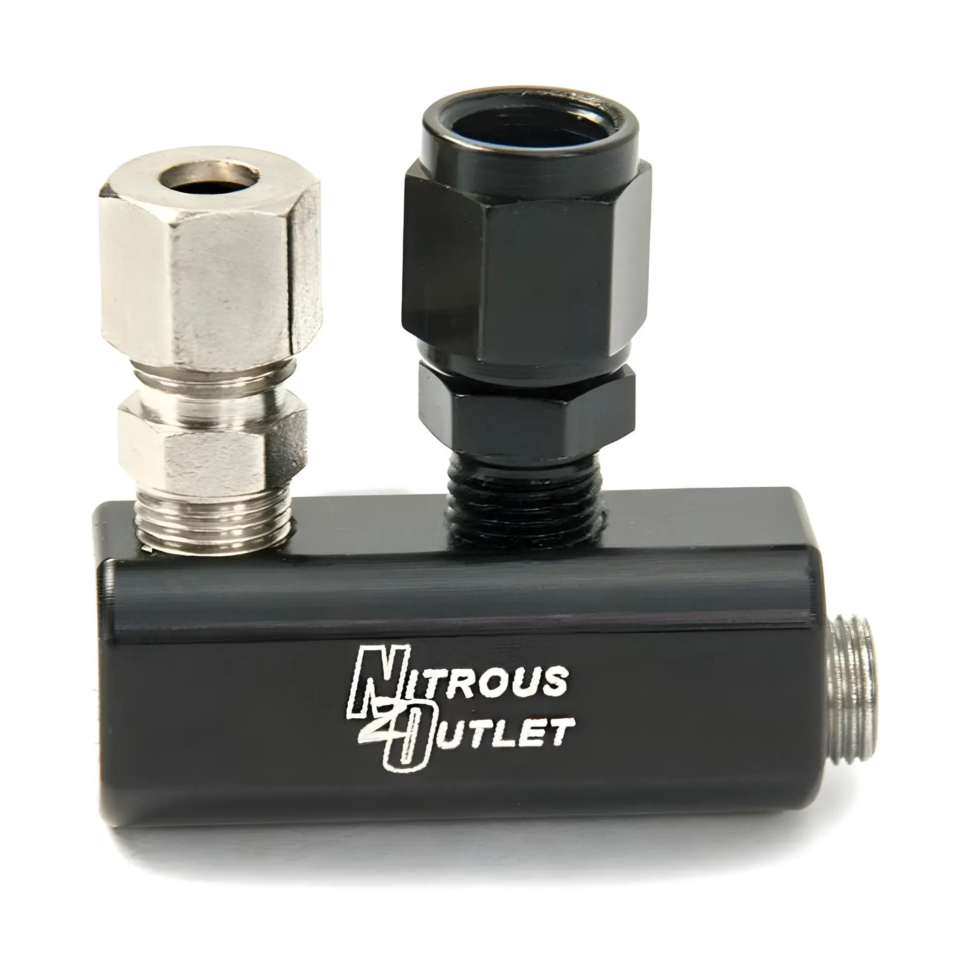 Nitrous Outlet GM/Pontiac/Cadillac LSX Shrader Valve Fuel Adapter Kit - 1998-2002 Camaro/Firebird /2010-2015 Camaro/2008-2...