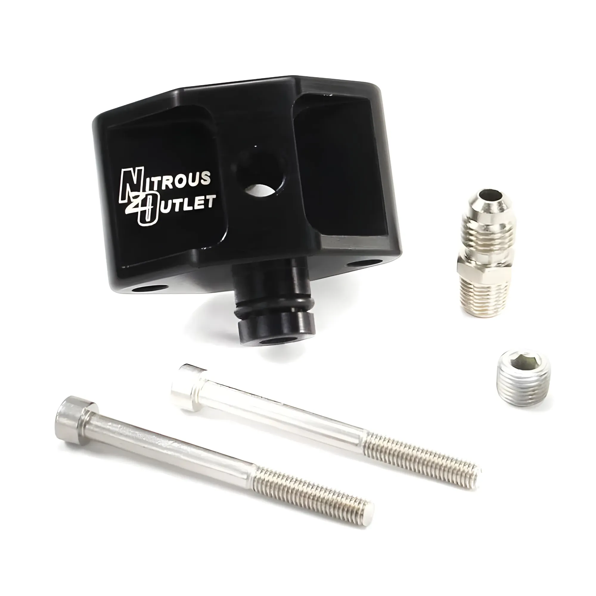 Nitrous Outlet Ford 3V 4.6L/5.4L Fuel Rail Adaptor Kit - 2005-2010 Mustang