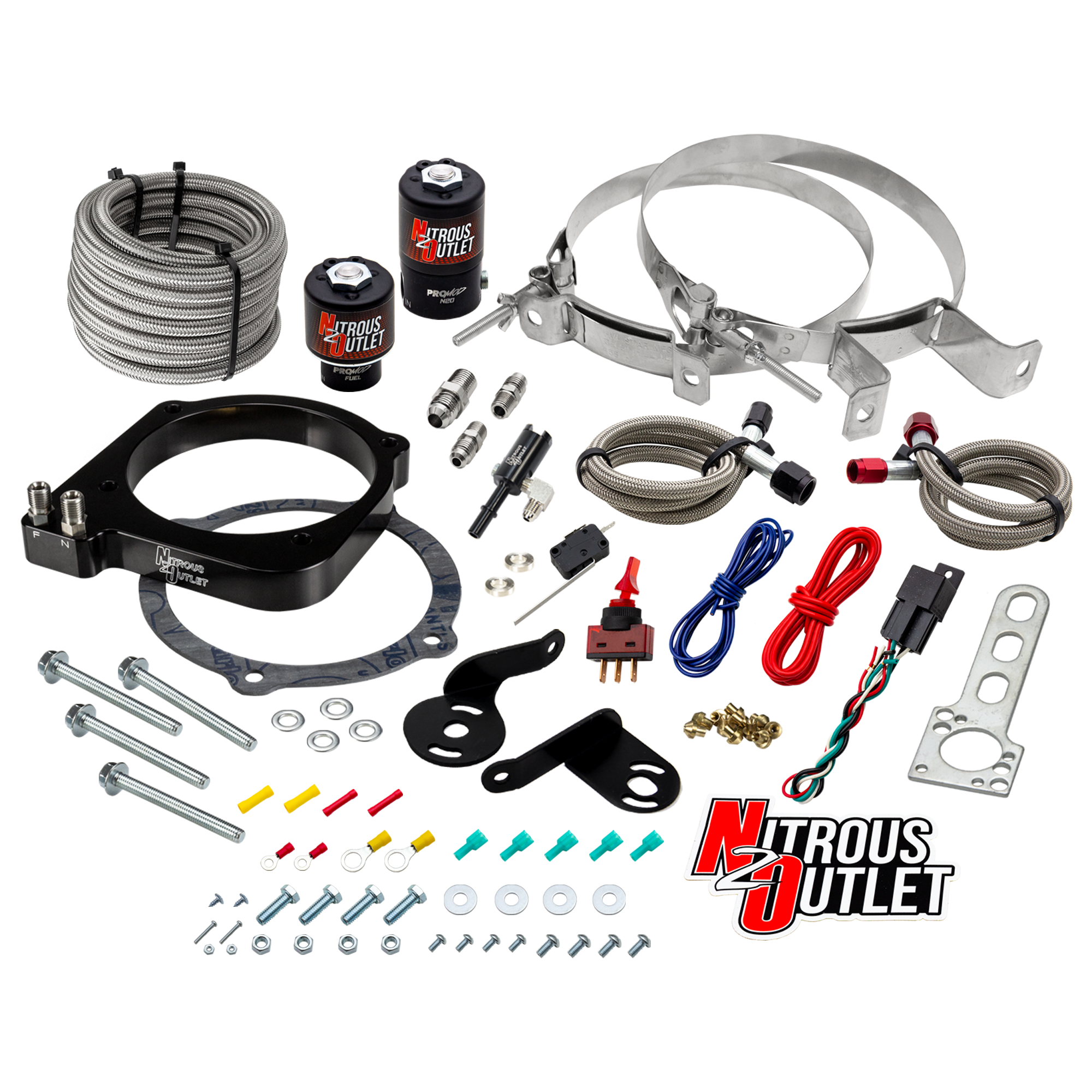 Nitrous Outlet Dodge 2015-2023 6.2L Hemi Hellcat /Challenger/Charger/Red Eye/Demon/2018-2021 Track Hawk 105mm Plate System...