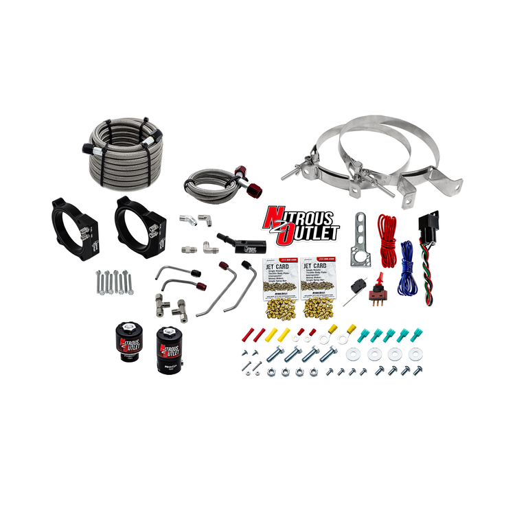Nitrous Outlet Ford 2024-2026 Mustang GT Dual Throttle Body Plate System (No Bottle)