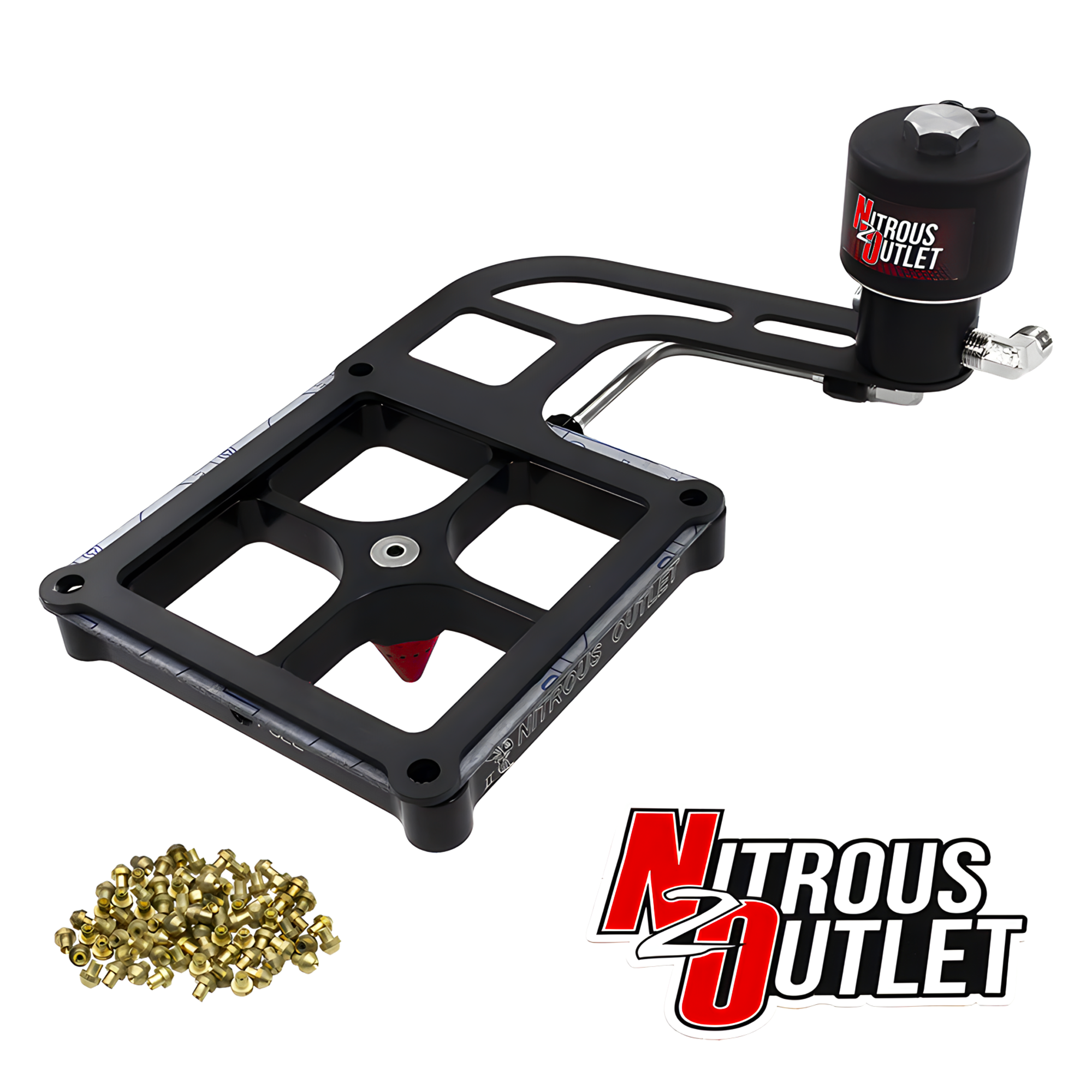 Nitrous Outlet 4500 Stinger 2 Dry Race Solenoid Forward Conversion Kit - Hard-line/.178 Trashcan Nitrous Solenoid/Boomeran...