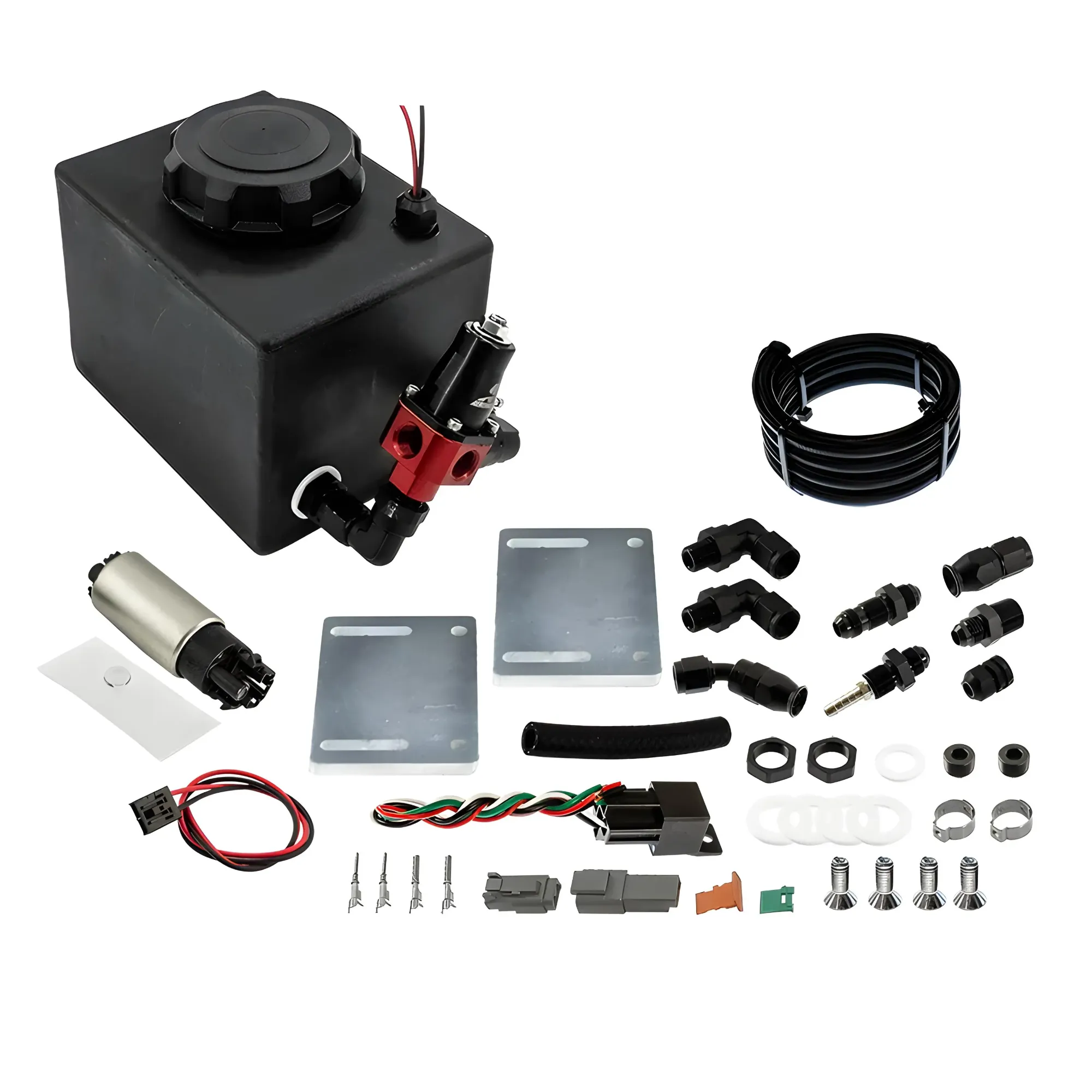 Nitrous Outlet Ford 2005-2014 Mustang Plastic Universal Battery Relocate Dedicated Fuel System (Gas/E85)