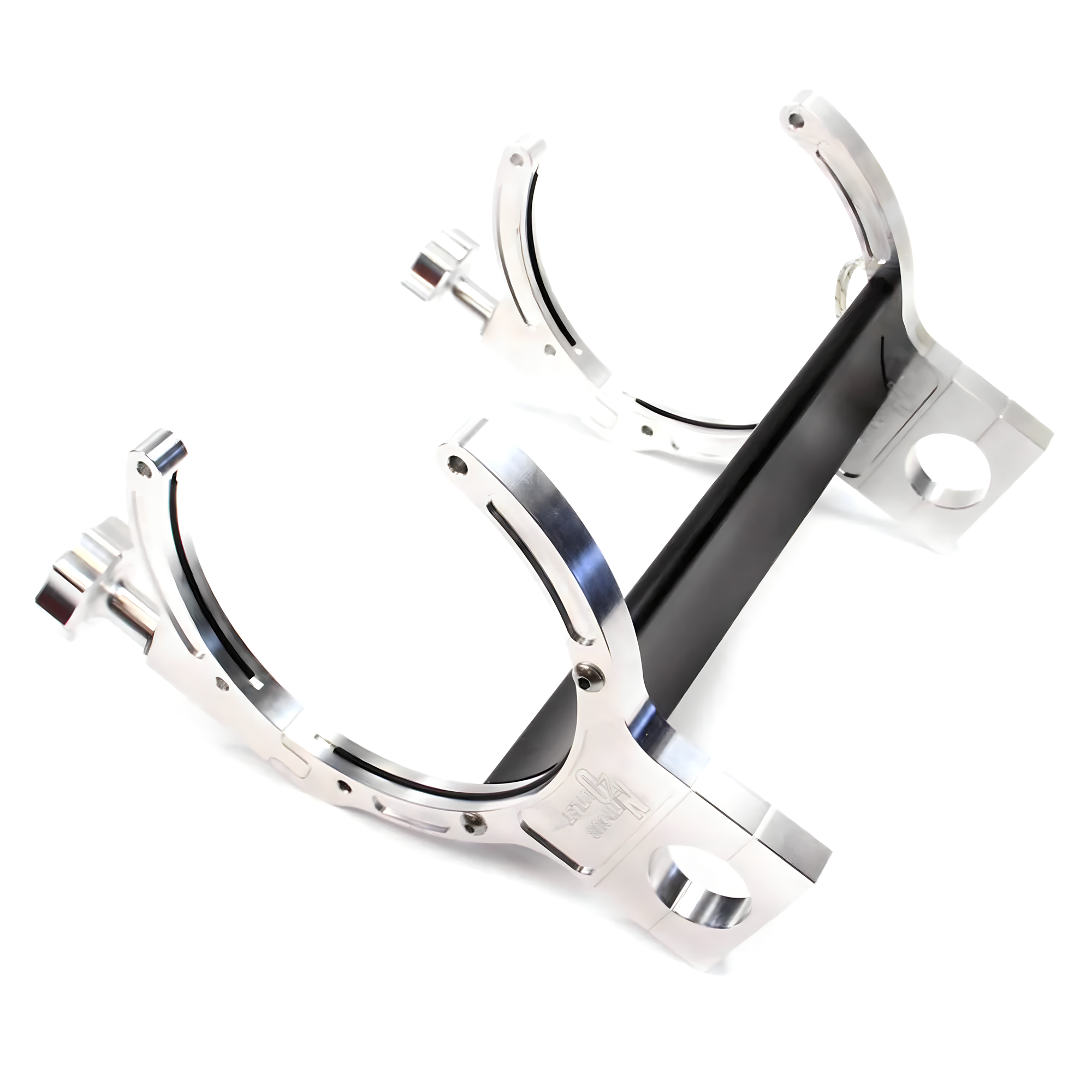 Nitrous Outlet Billet Bar Mount Automatic Heated Bottle Bracket - 1-1/2" Bar/4AN
