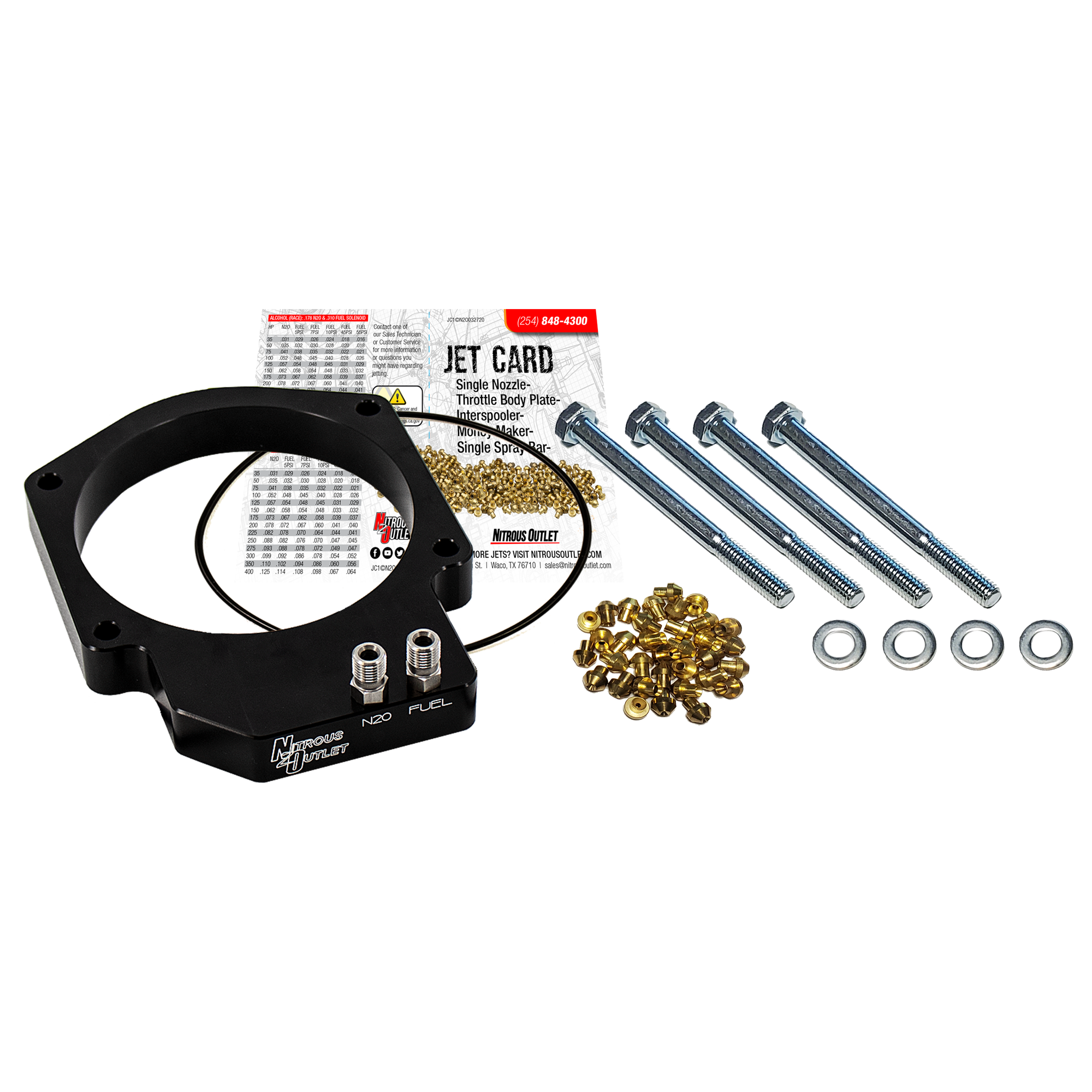 Nitrous Outlet GM LT4 2016-2019 CTS-V3, 2017-2021 ZL1 Camaro 103mm Plate Conversion (50-200HP)