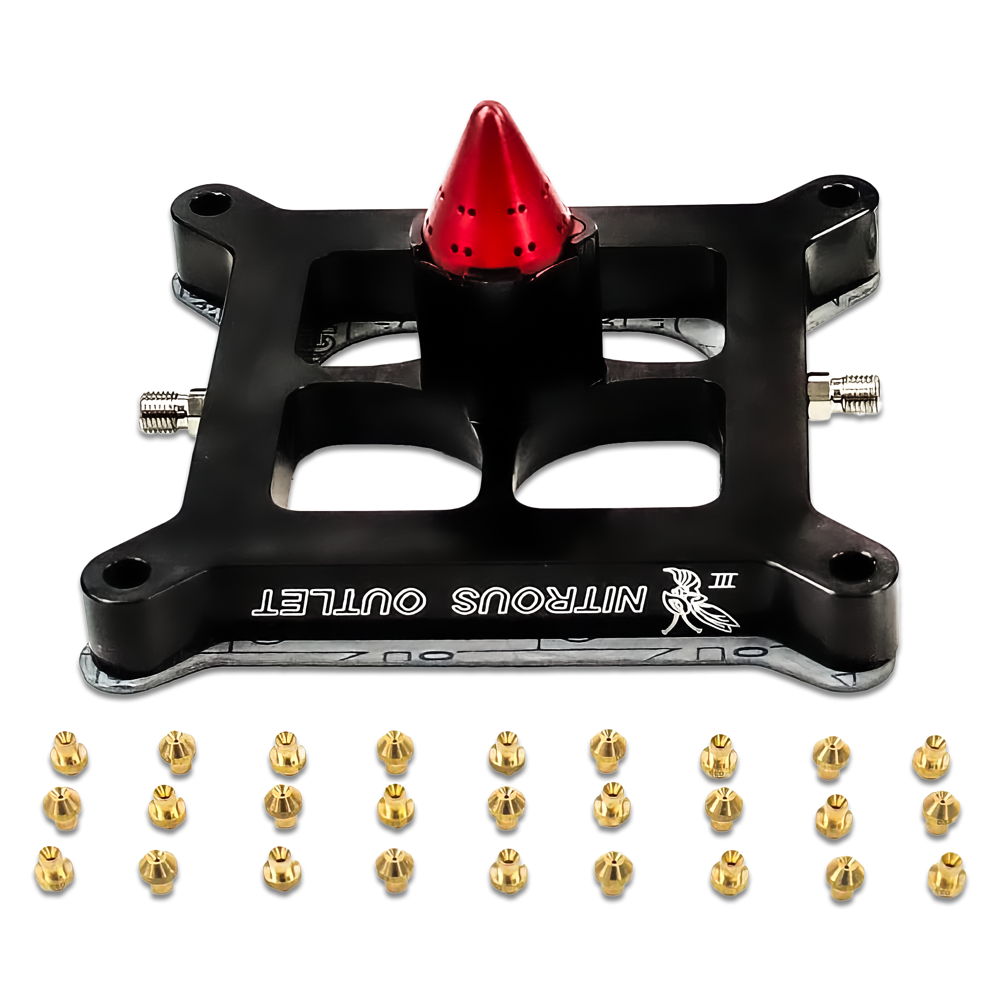Nitrous Outlet 4150 Stinger 3 Plate Conversion (Gas/E85)(5-55 psi)(50-600 HP)