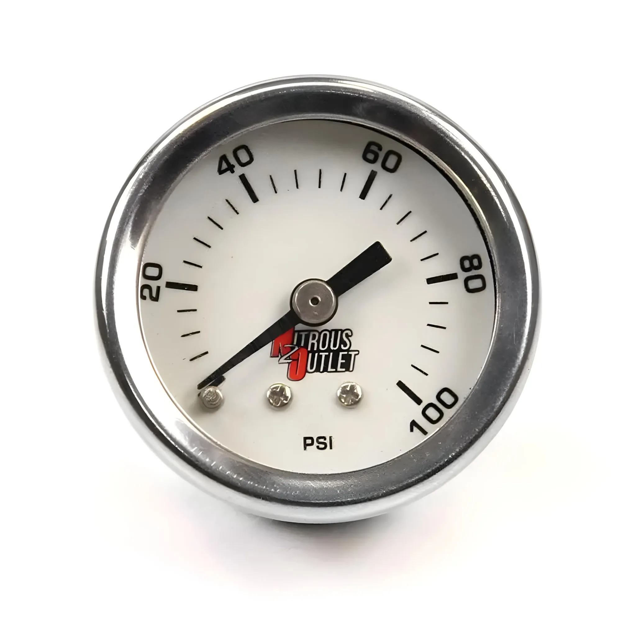 Nitrous Outlet Luminescent Fuel Pressure Gauge (0-100 psi)