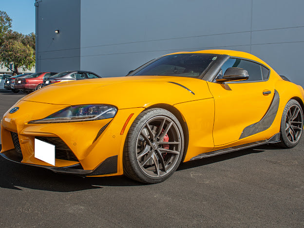 2020-Up Toyota GR Supra A90 A91 | CARBON FIBER Side Skirts Rocker Panels Ground Effects