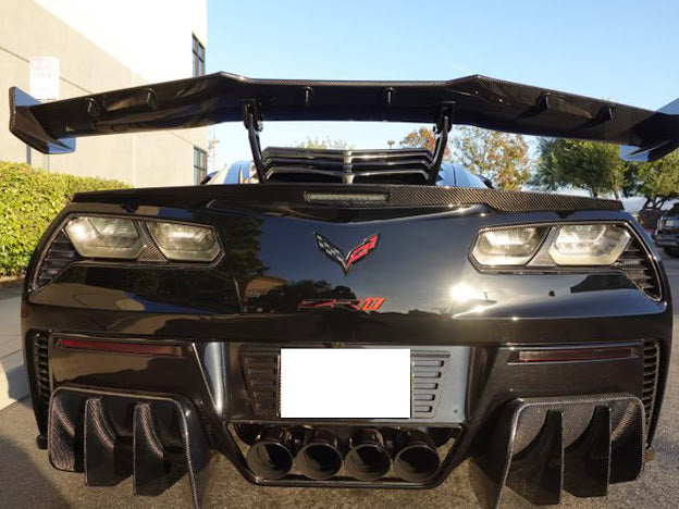 *BLEMISHED-DISCOUNTED* 2019 CHEVROLET CORVETTE C7 ZR1 CARBON FIBER REAR LID BASE SPOILER / WING
