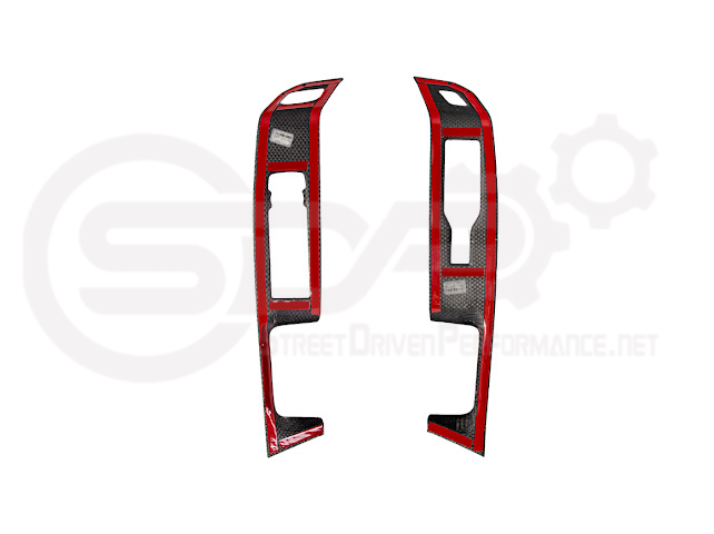 2021-UP FORD F-150 | FACTORY STYLE CARBON FIBER FRONT DOOR GLASS LIFTING PANEL COVER