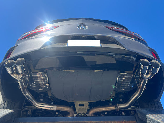 2021-PRESENT ACURA TLX MUFFLER DELETE AXLE BACK QUAD TIPS EXHAUST