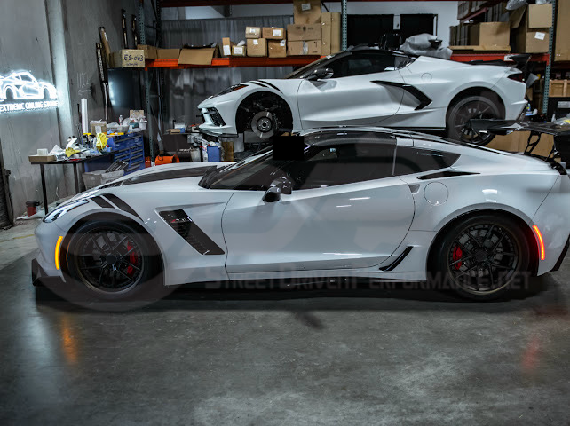 2014-2019 Chevrolet Corvette C7 | Factory Style Front & Rear LED Side Marker Lights Pair