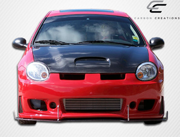 2000-2005 Dodge Neon Carbon Creations SRT Look Hood - 1 Piece