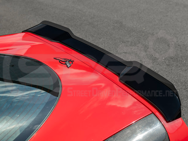 1997-2004 Chevrolet Corvette C5 | ZR1 Extended Style GLOSSY BLACK Rear Trunk Lid Wickerbill Spoiler Wing