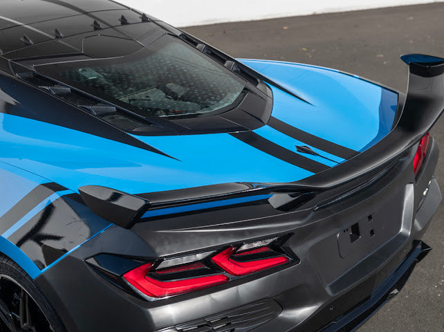 2020-PRESENT CORVETTE C8 STINGRAY & Z51 | Z06 CONVERSION REAR BUMPER & SPOILER KIT