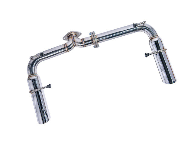 2022-PRESENT TOYOTA GR86 & SUBARU BRZ | MUFFLER DELETE BURNT TIP AXLE BACK EXHAUST (CHROME OR BURNT BLUE TIPS)