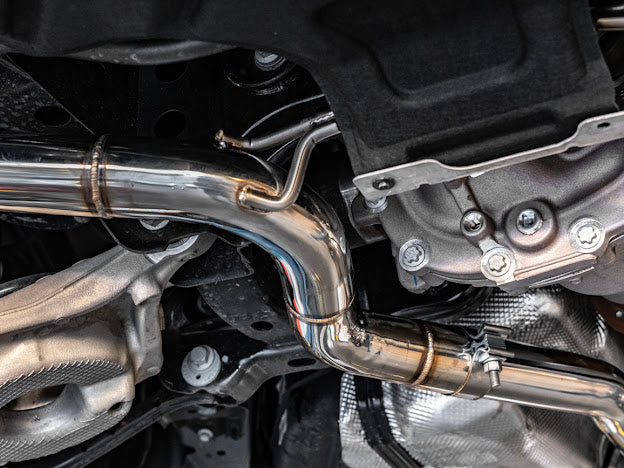 2024-PRESENT FORD MUSTANG S650 GT | STRAIGHT CAT BACK DUAL BURNT TIPS EXHAUST