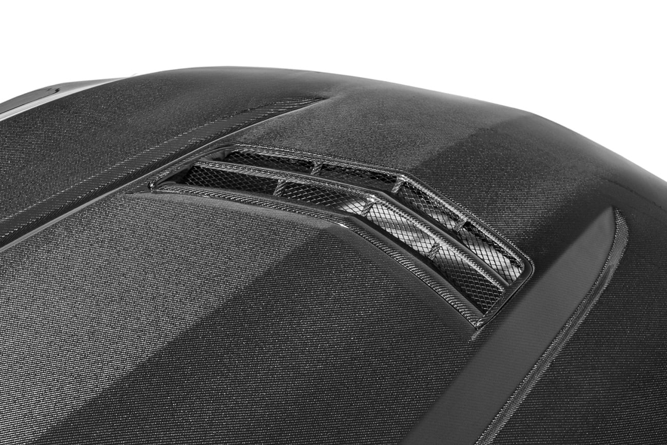 2020-Up Cadillac CT5 / CT5-V / CT5-V Blackwing | Blackwing Style CARBON FIBER Front Vented Hood