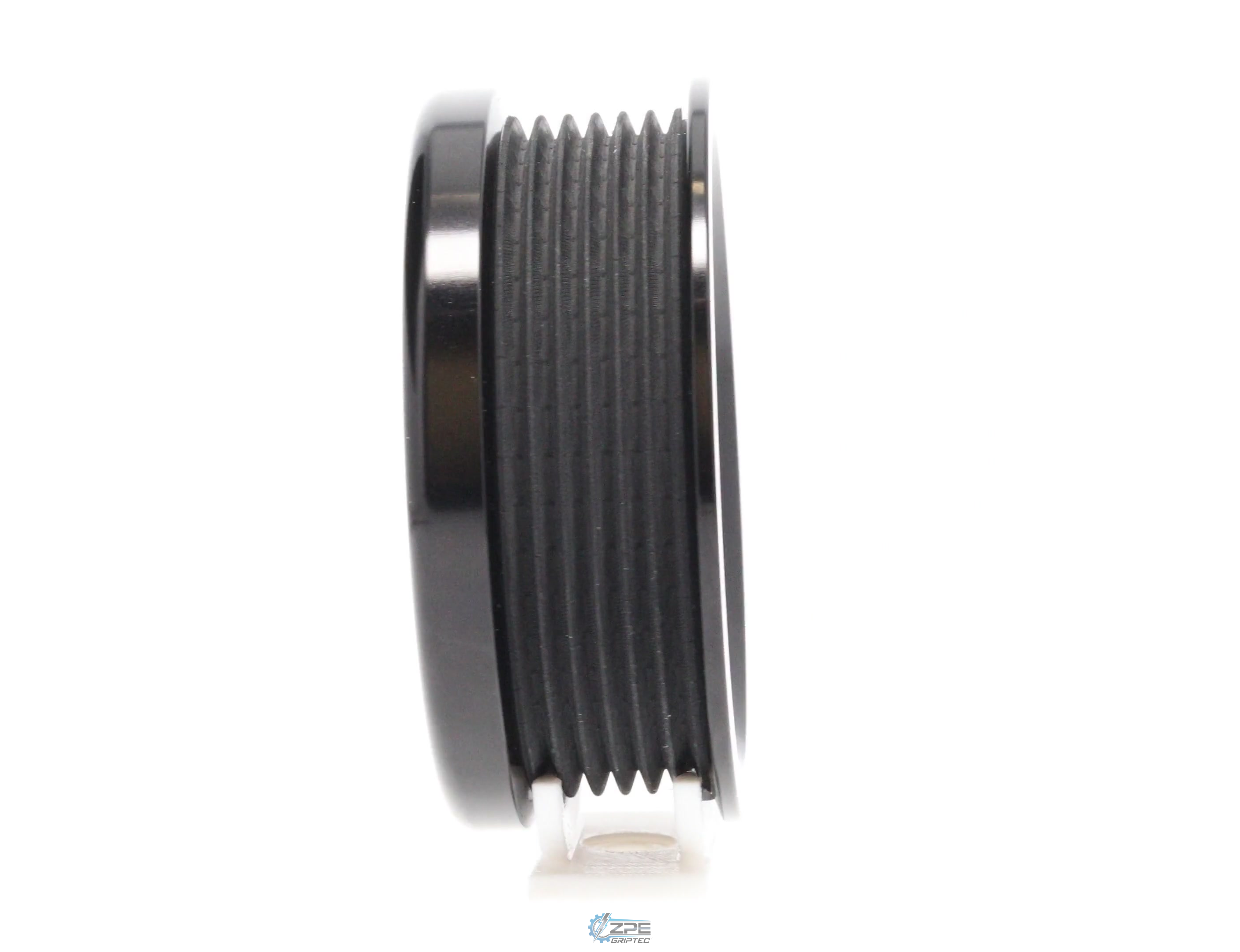 3.50" 6 Rib ZPE GripTec® 2pc Magnuson Heartbeat TVS L3 Black Pulley Only