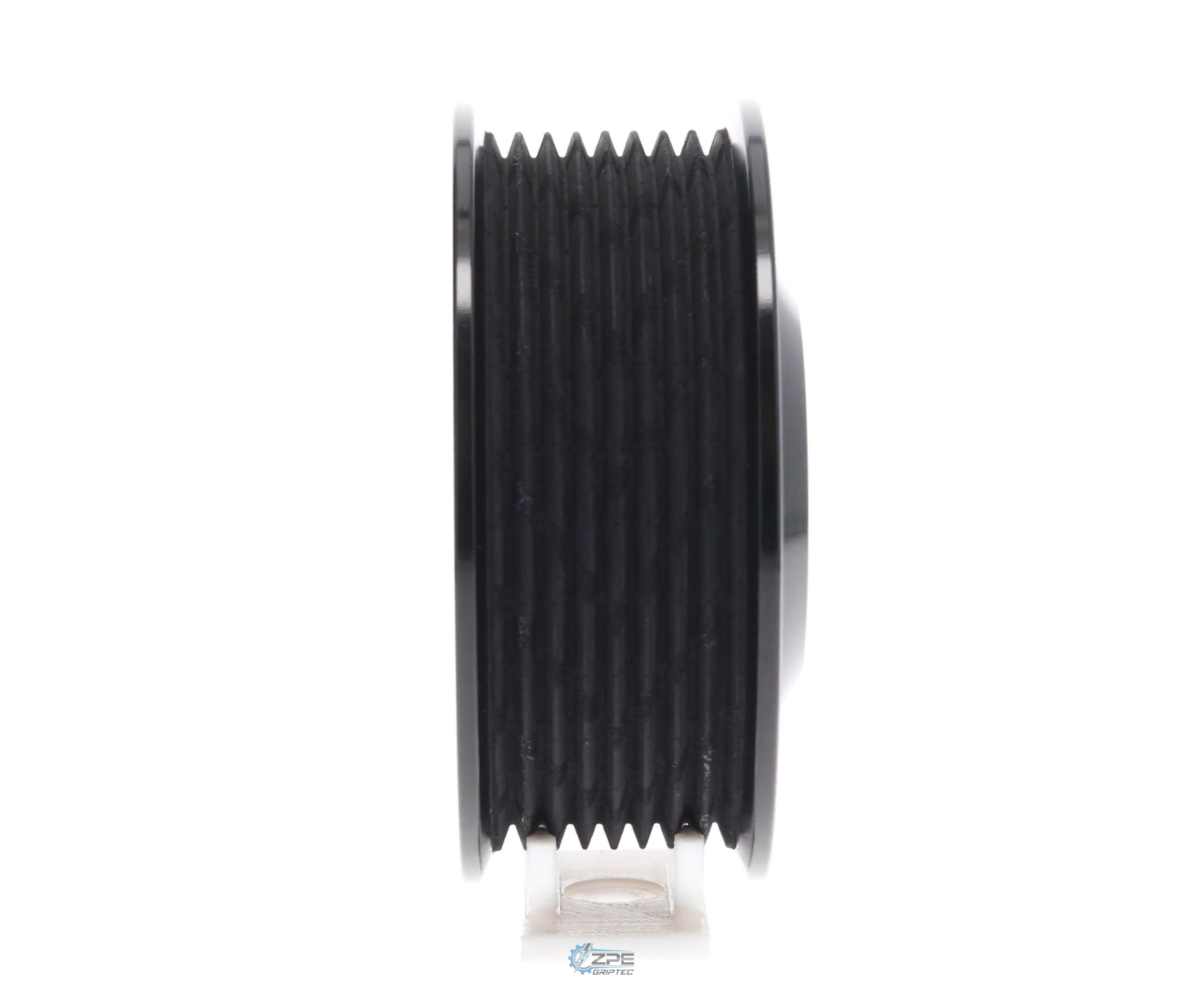 3.50" 8 Rib ZPE GripTec® Whipple Standard L3V-A Black Pulley