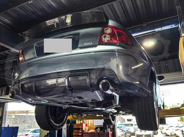 2005-2006 PONTIAC GTO | T-304 STRAIGHT-THROUGH CAT-BACK EXHAUST W/ 4" TIPS