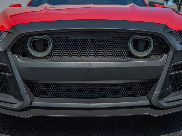 2015-17 FORD MUSTANG | GT500 CONVERSION FRONT BUMPER WITH LED GRILLE KIT
