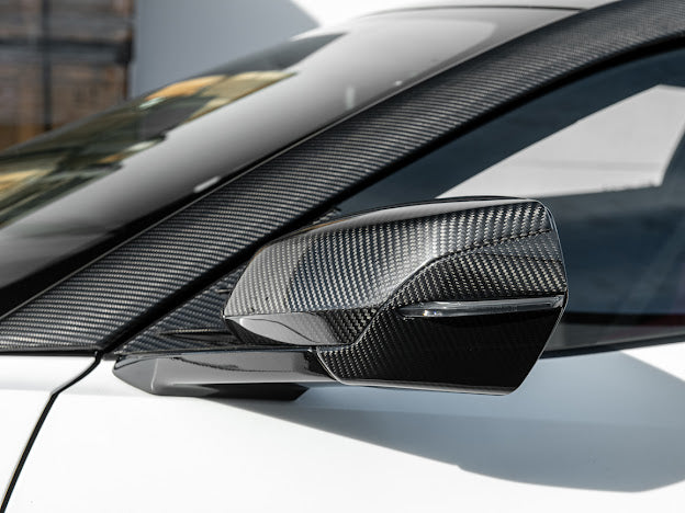 2020+ CORVETTE C8 CARBON FIBER REPLACEMENT MIRROR COVERS PAIR